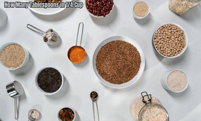 How Many Tablespoons in 1/4 Cup